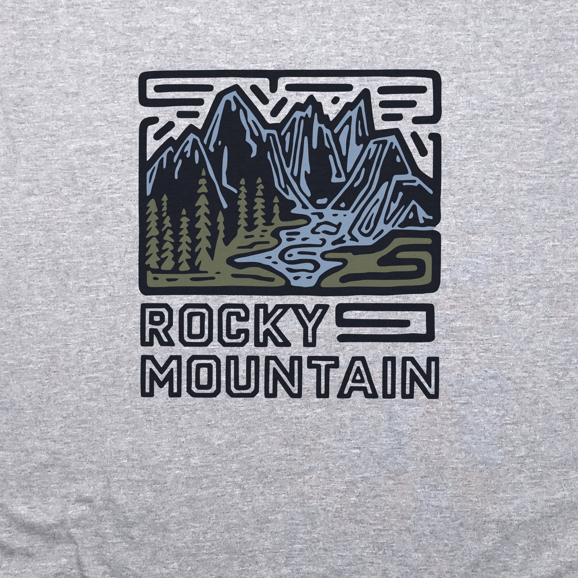 Rocky Mountain National Park Crewneck Sweatshirt Adventure and Outdoors Themed Sweatshirt