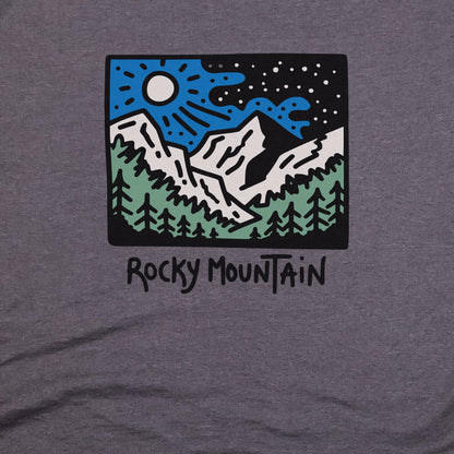 Rocky Mountain at Night T-Shirt