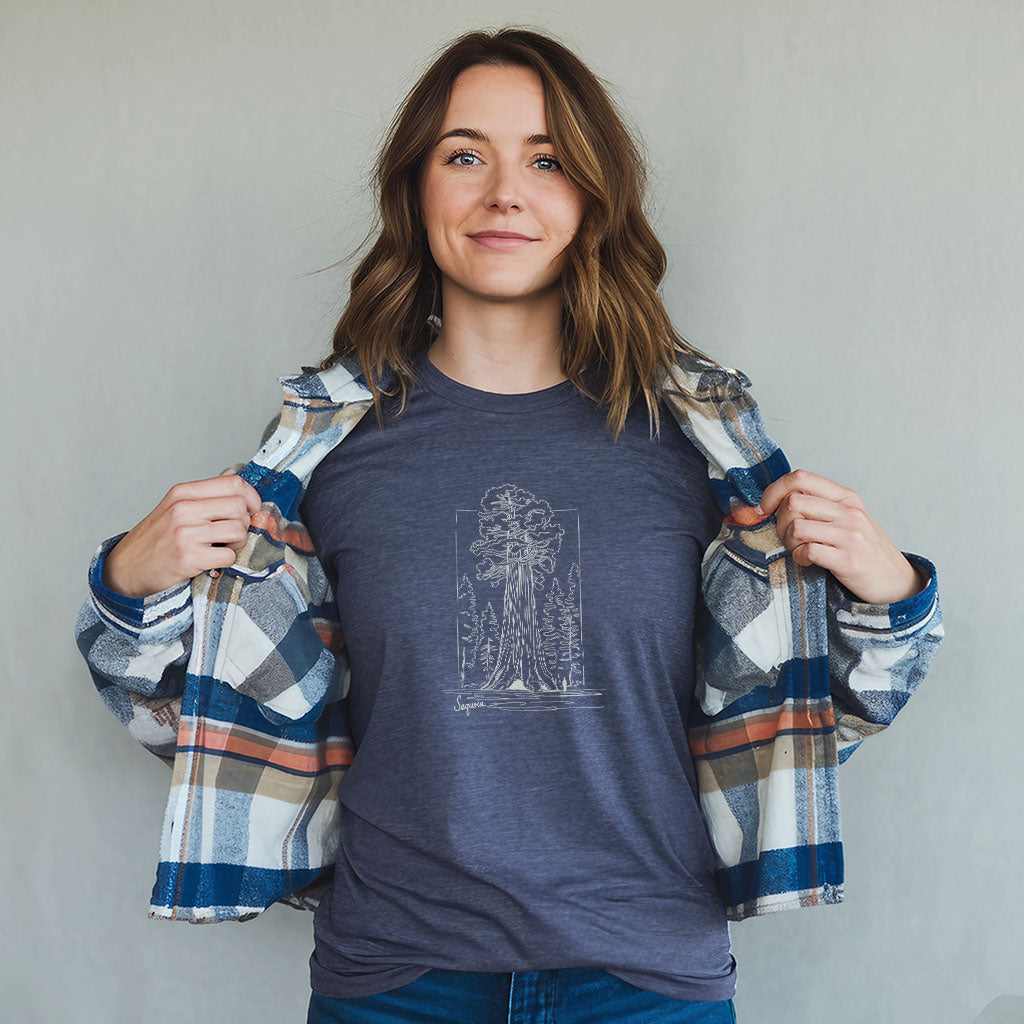Sequoia Line Drawing T-Shirt