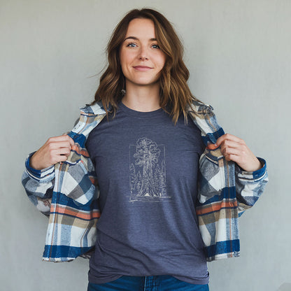 Sequoia Line Drawing T-Shirt