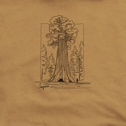 Sequoia Line Drawing Hoodie