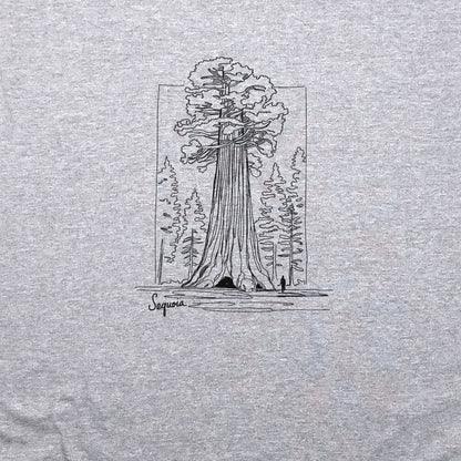 Sequoia Line Drawing Crewneck Sweatshirt