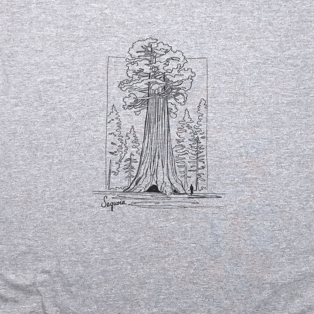 Sequoia Line Drawing T-Shirt