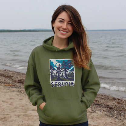 Sequoia at Night Hoodie