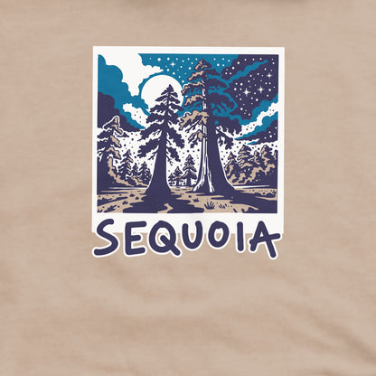 Sequoia at Night Crewneck Sweatshirt