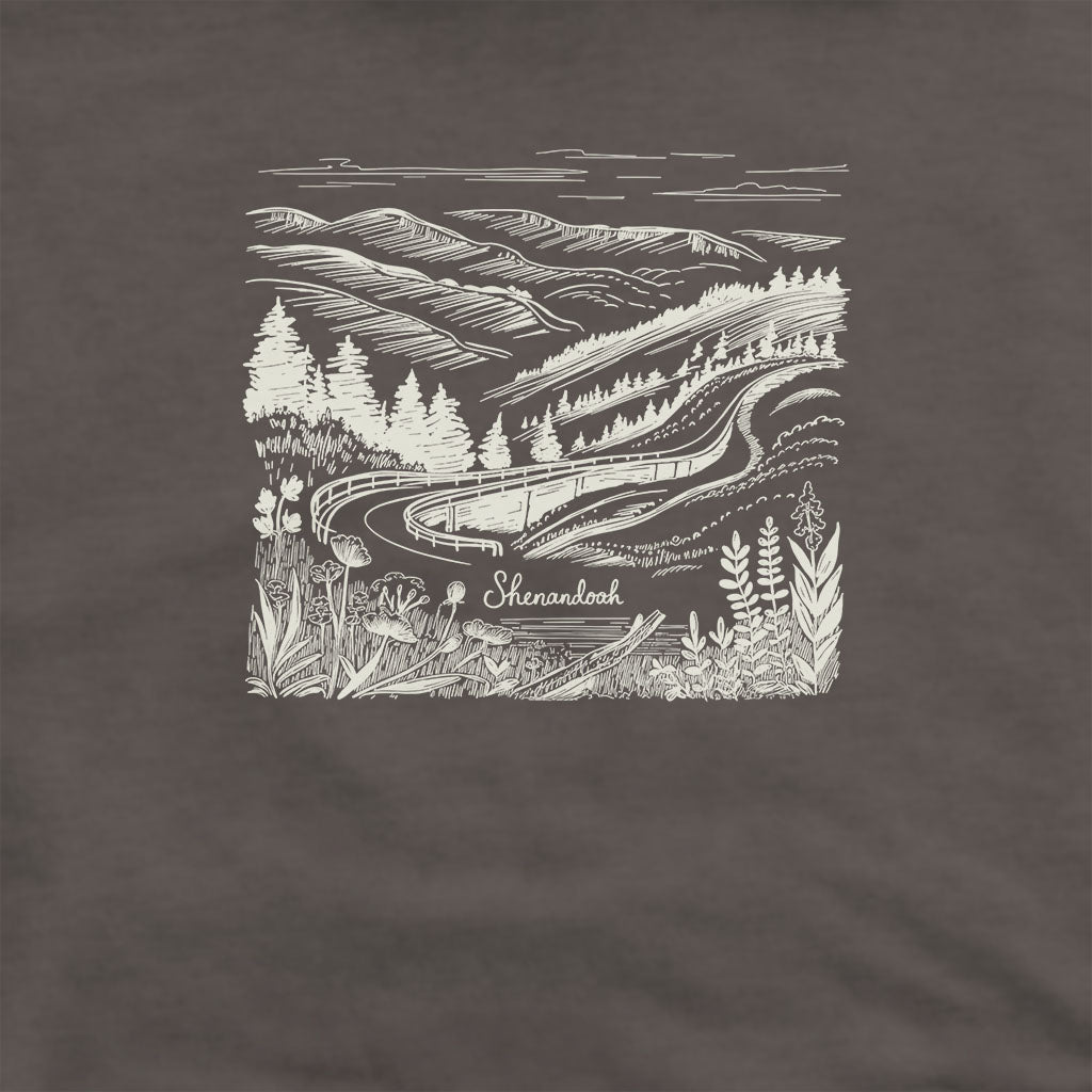 Shenandoah Line Drawing Hoodie