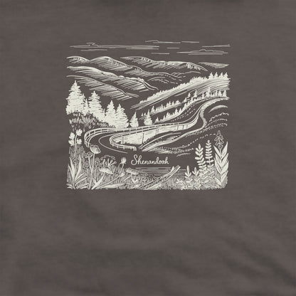 Shenandoah Line Drawing Hoodie