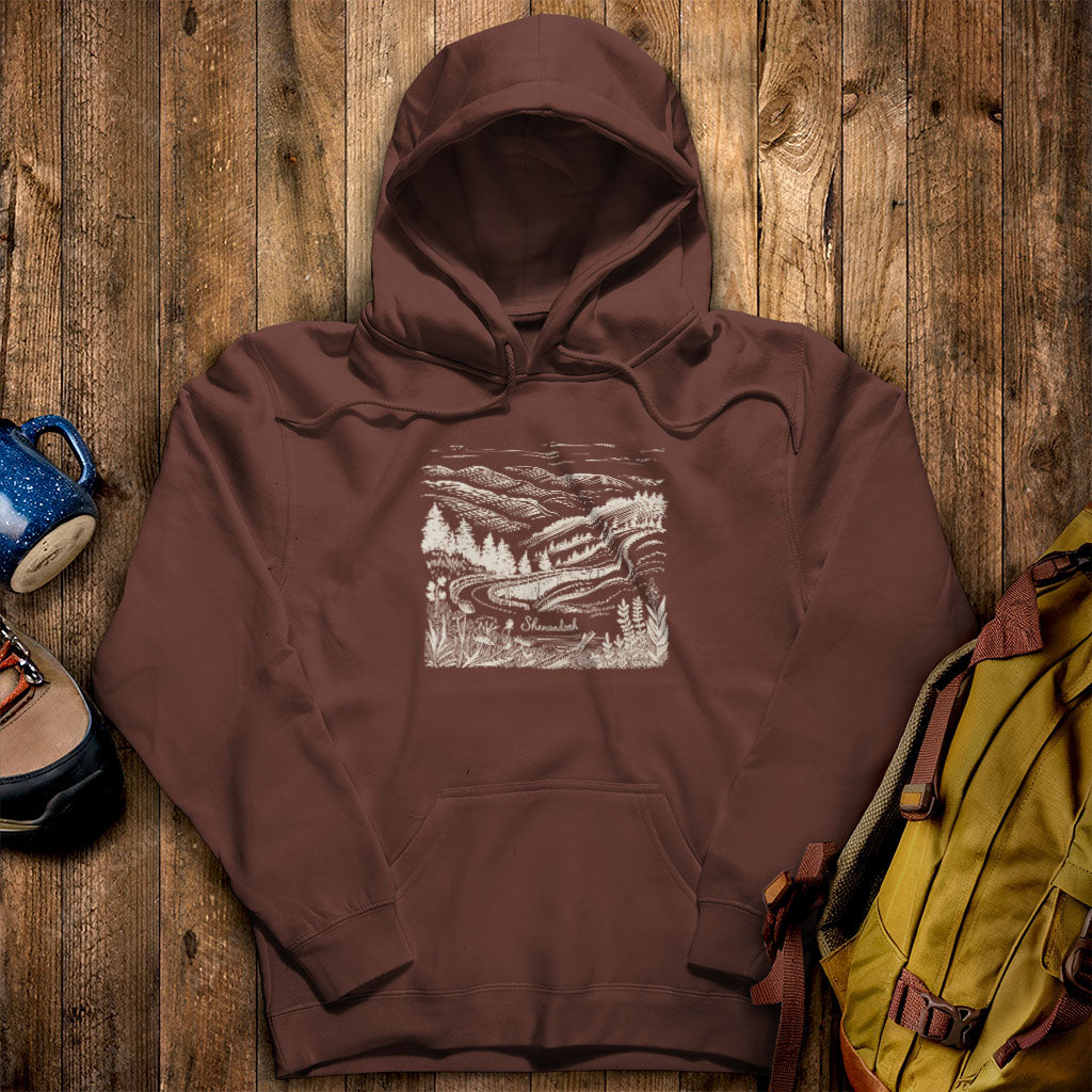 Shenandoah Line Drawing Hoodie