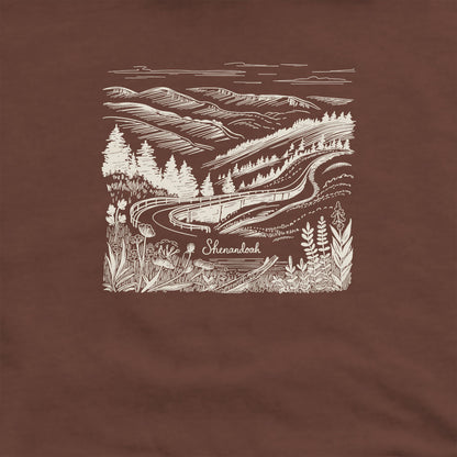 Shenandoah Line Drawing Hoodie
