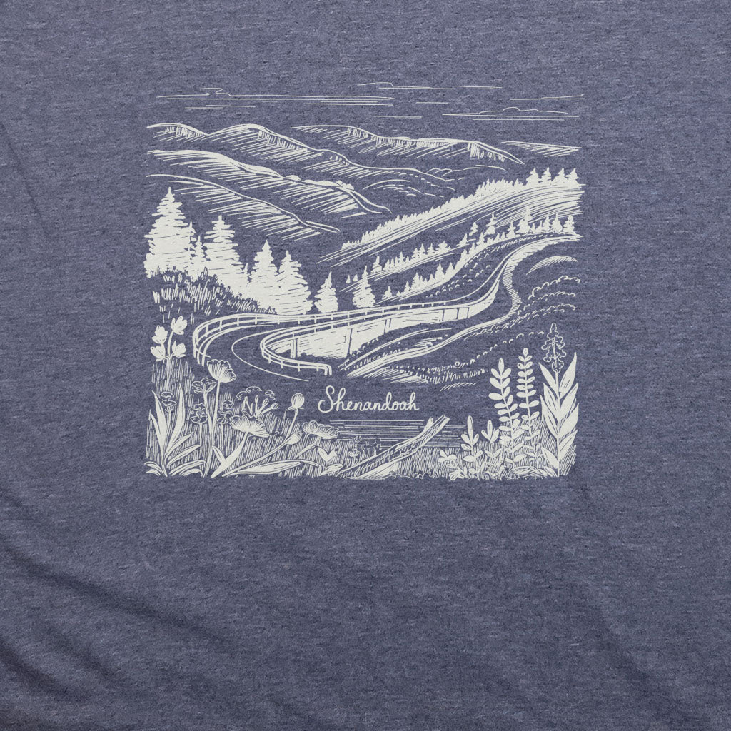 Shenandoah Line Drawing T-Shirt
