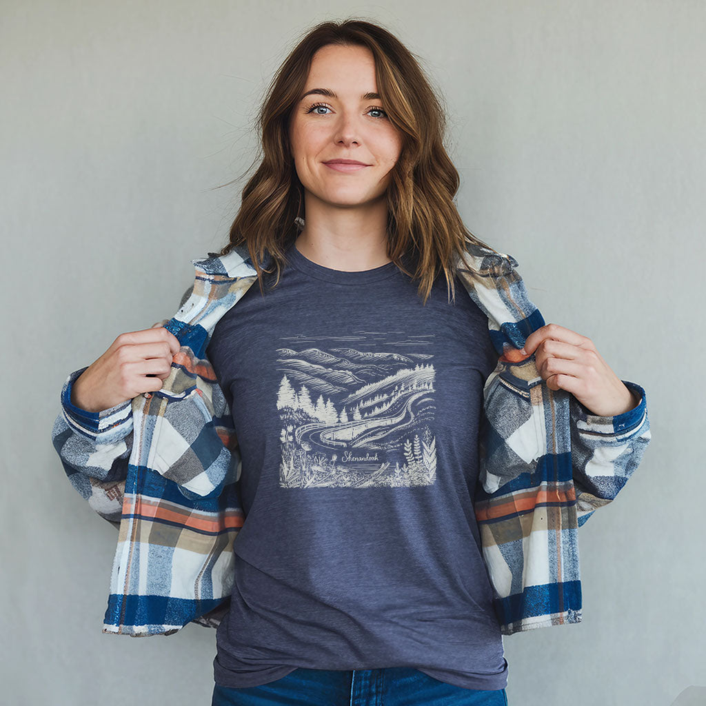 Shenandoah Line Drawing T-Shirt