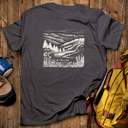 Shenandoah Line Drawing T-Shirt