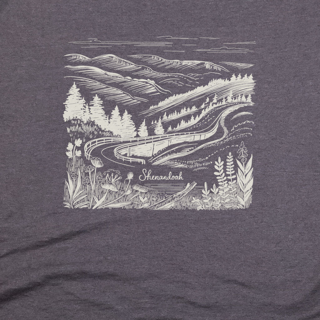Shenandoah Line Drawing T-Shirt