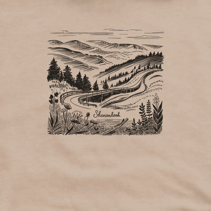 Shenandoah Line Drawing Hoodie