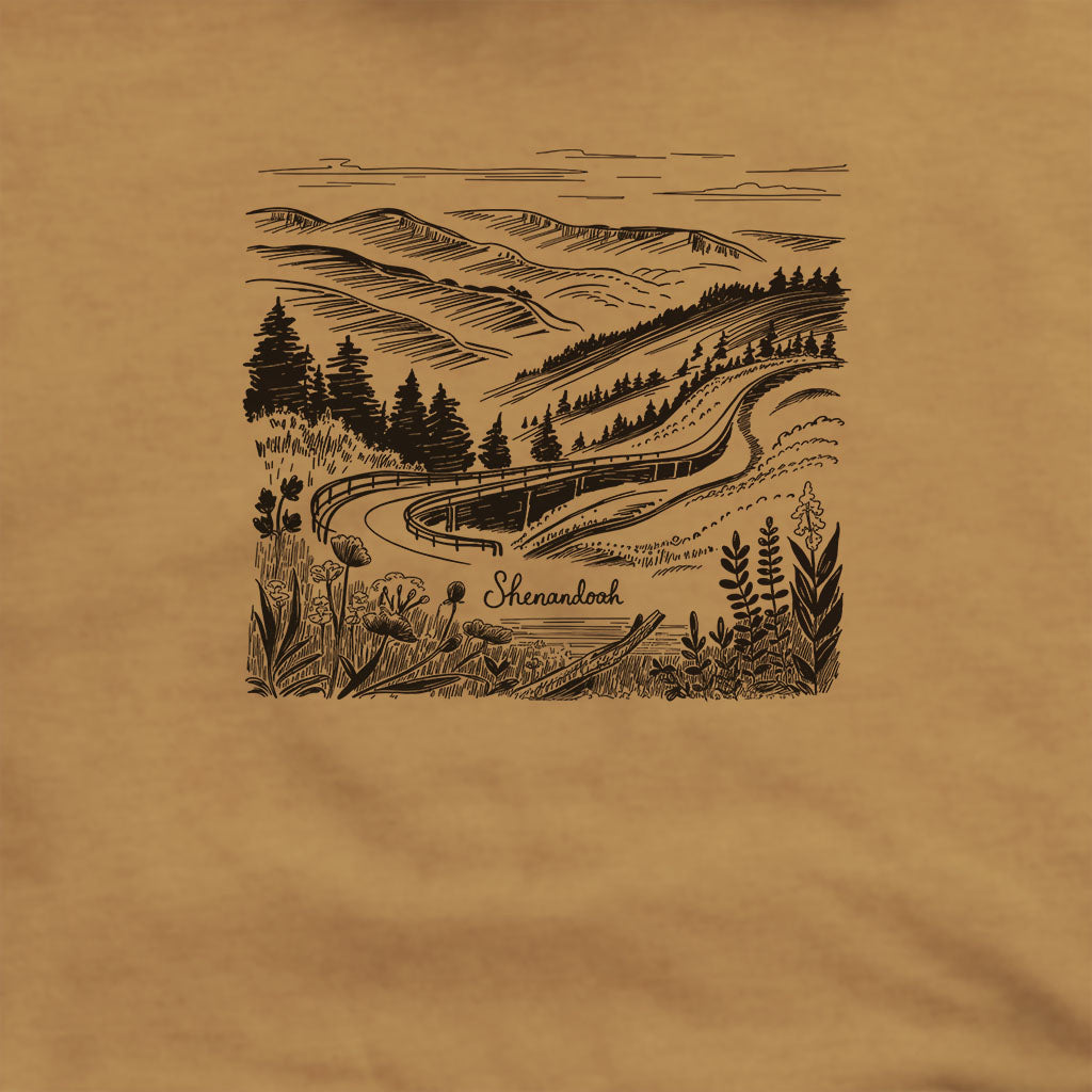 Shenandoah Line Drawing Hoodie