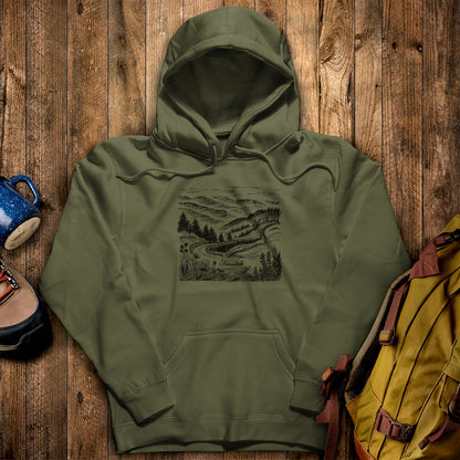 Shenandoah Line Drawing Hoodie