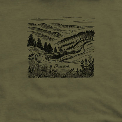 Shenandoah Line Drawing Hoodie