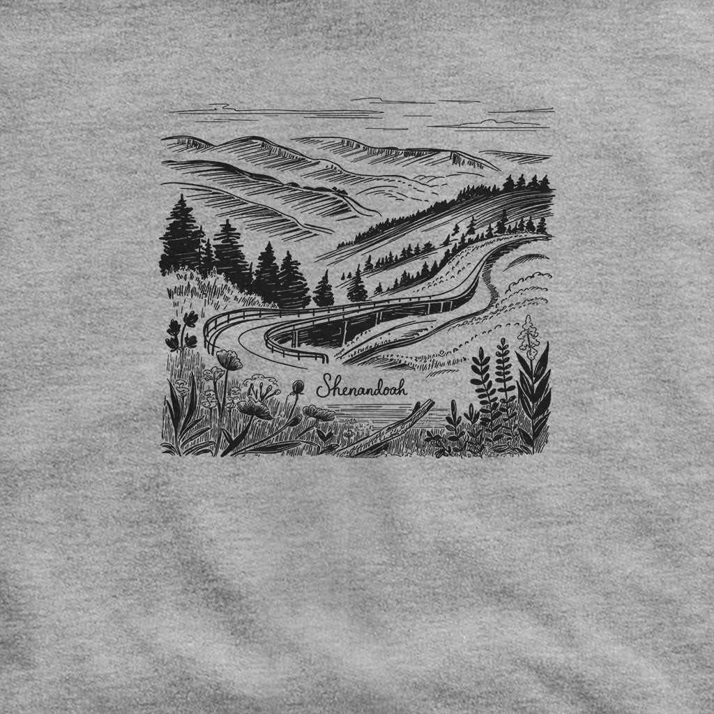 Shenandoah Line Drawing Hoodie