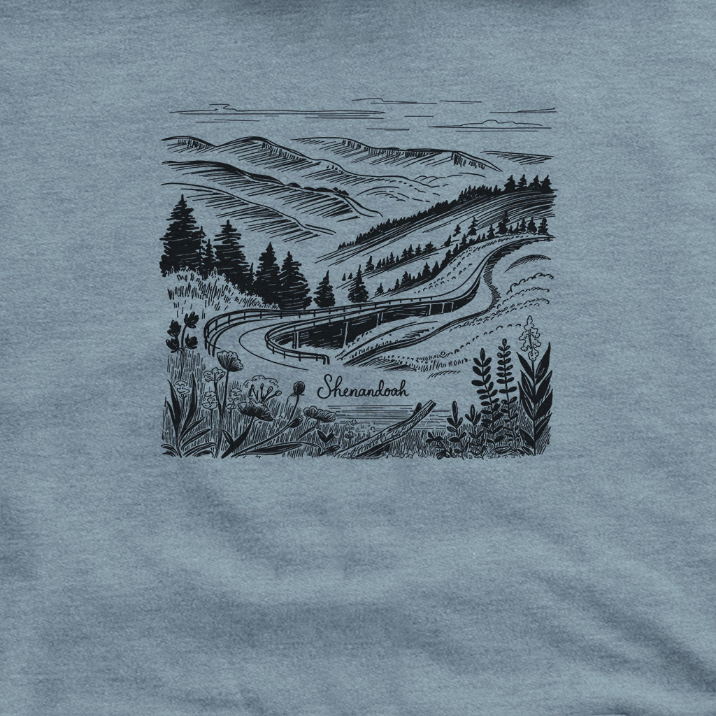 Shenandoah Line Drawing Hoodie