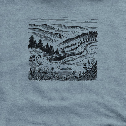 Shenandoah Line Drawing Hoodie