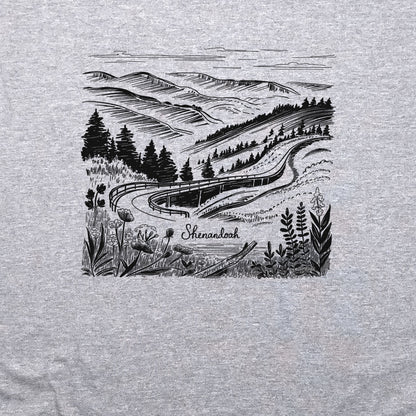 Shenandoah Line Drawing Crewneck Sweatshirt