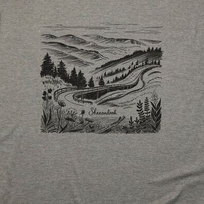 Shenandoah Line Drawing T-Shirt
