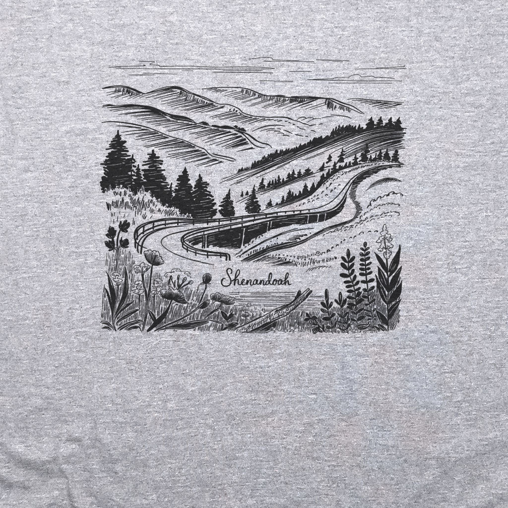 Shenandoah Line Drawing T-Shirt