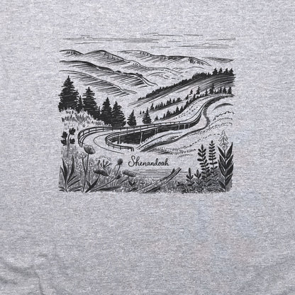 Shenandoah Line Drawing T-Shirt