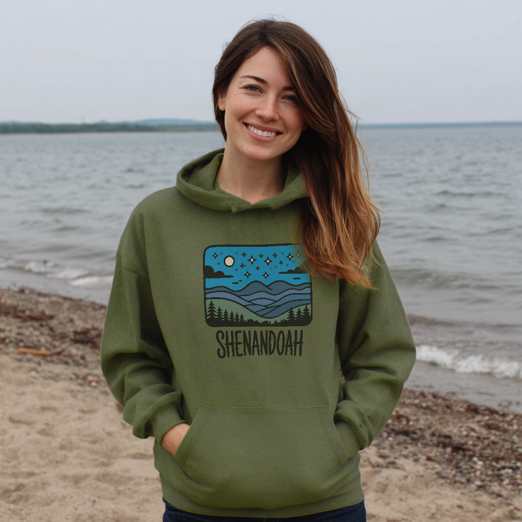Shenandoah at Night Hoodie