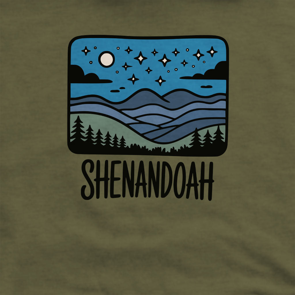 Shenandoah at Night Crewneck Sweatshirt