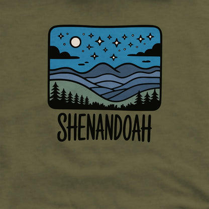 Shenandoah at Night Crewneck Sweatshirt