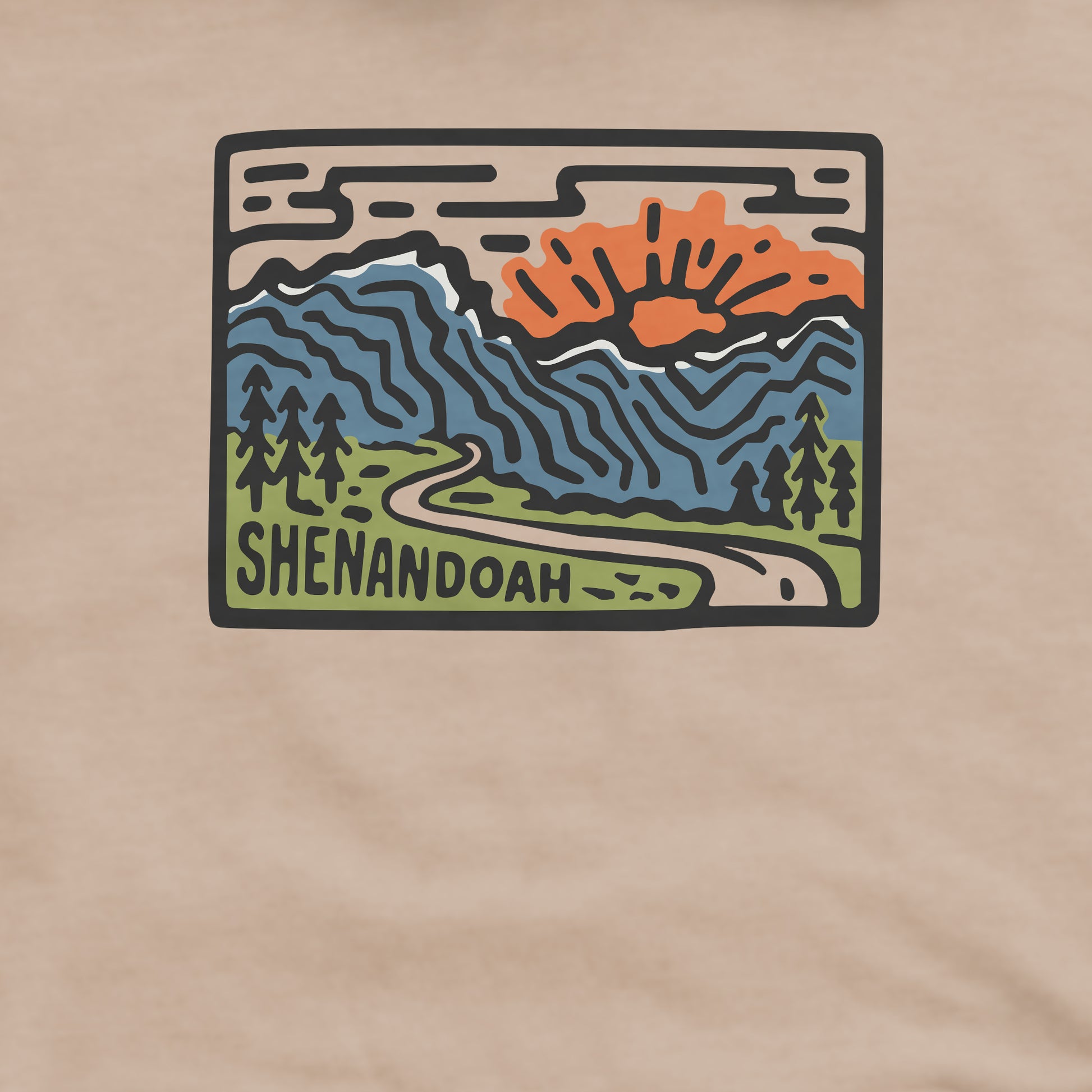 Shenandoah National Park Crewneck Sweatshirt Adventure and Outdoors Themed Sweatshirt