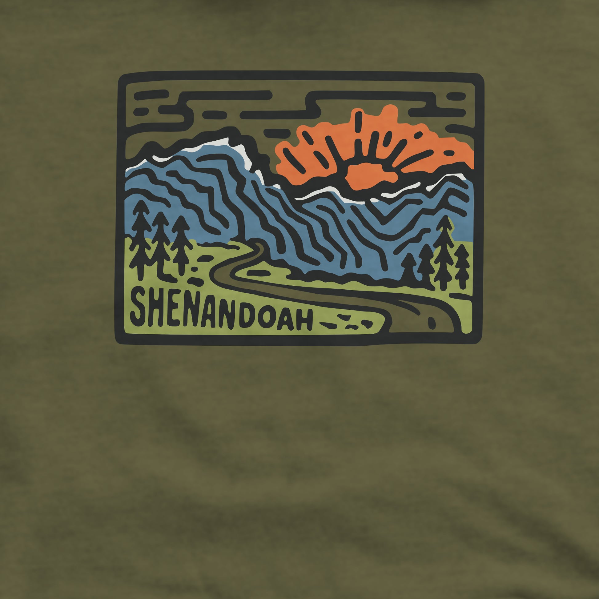 Shenandoah National Park Crewneck Sweatshirt Adventure and Outdoors Themed Sweatshirt