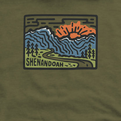 Shenandoah National Park Crewneck Sweatshirt Adventure and Outdoors Themed Sweatshirt