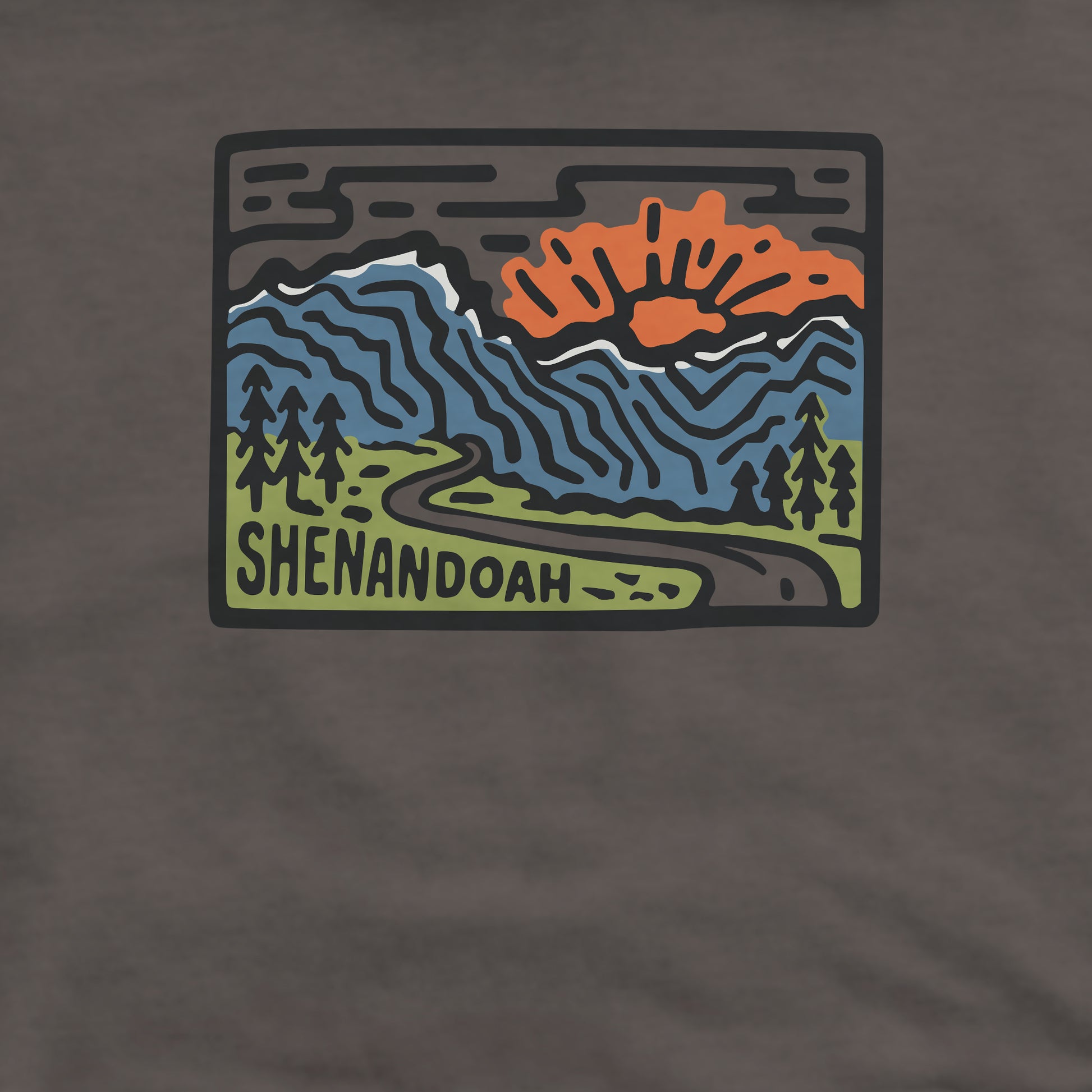 Shenandoah National Park Crewneck Sweatshirt Adventure and Outdoors Themed Sweatshirt