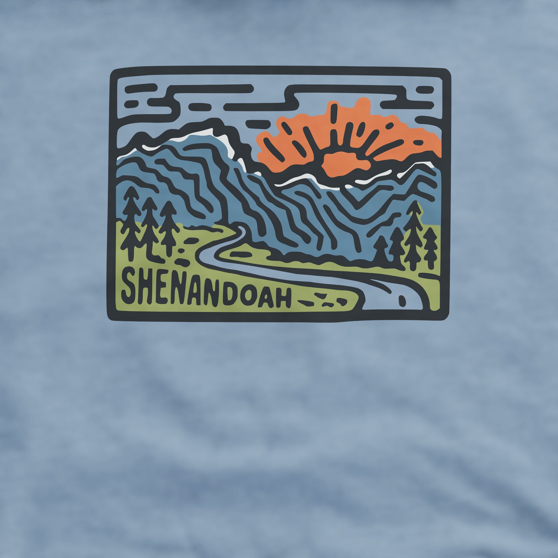 Shenandoah National Park Crewneck Sweatshirt Adventure and Outdoors Themed Sweatshirt