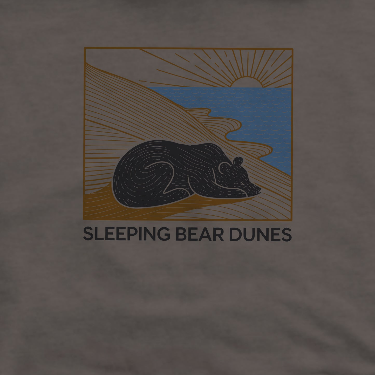 Sleeping Bear Dunes National Lakeshore Crewneck Sweatshirt Adventure and Outdoors Themed Sweatshirt