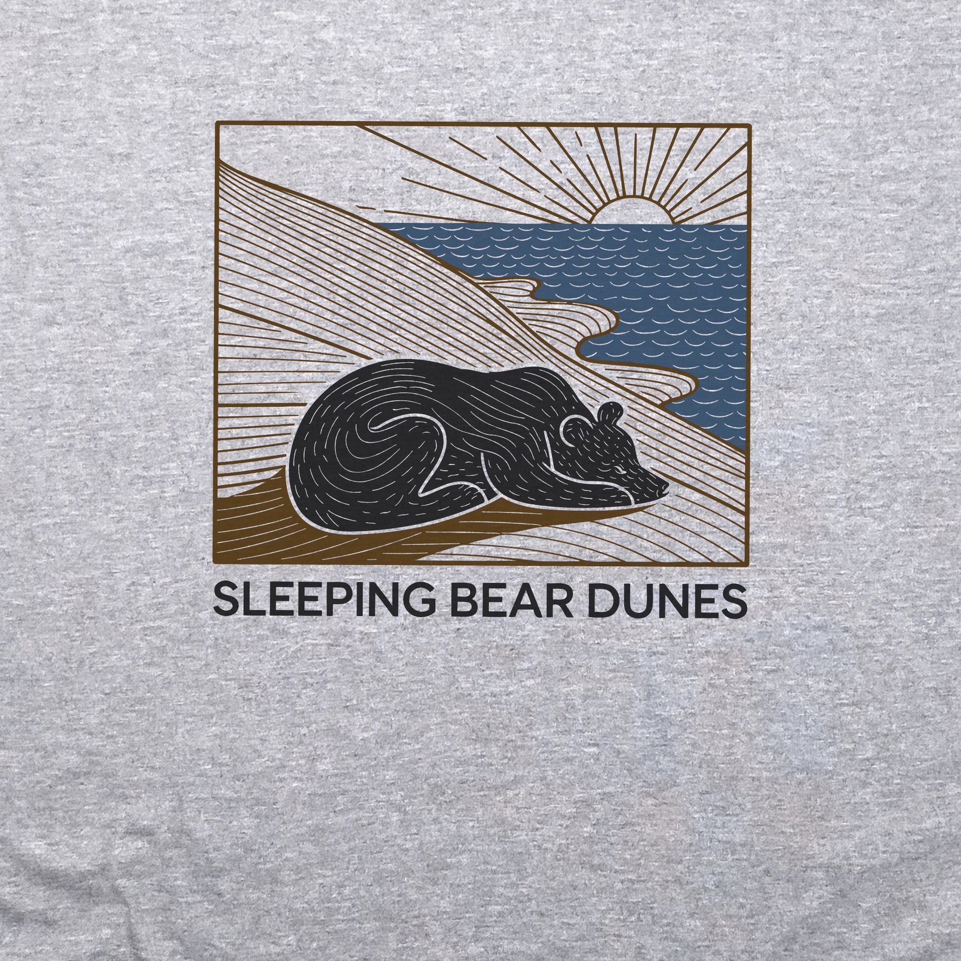 Sleeping Bear Dunes National Lakeshore Crewneck Sweatshirt Adventure and Outdoors Themed Sweatshirt