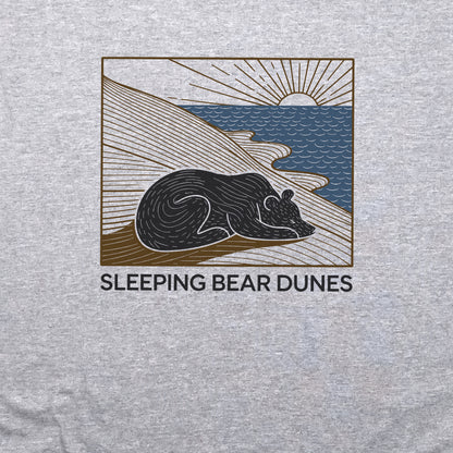 Sleeping Bear Dunes National Lakeshore Crewneck Sweatshirt Adventure and Outdoors Themed Sweatshirt