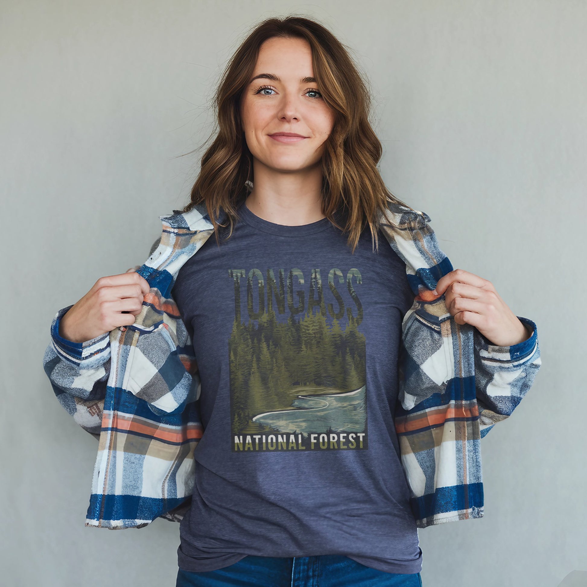 Tongass National Forest T-Shirt Adventure and Outdoors Themed T-Shirt