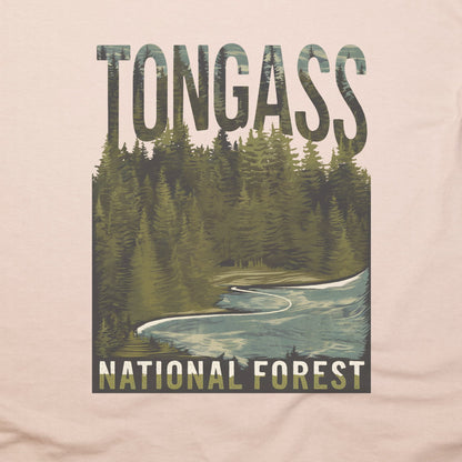 Tongass National Forest T-Shirt Adventure and Outdoors Themed T-Shirt