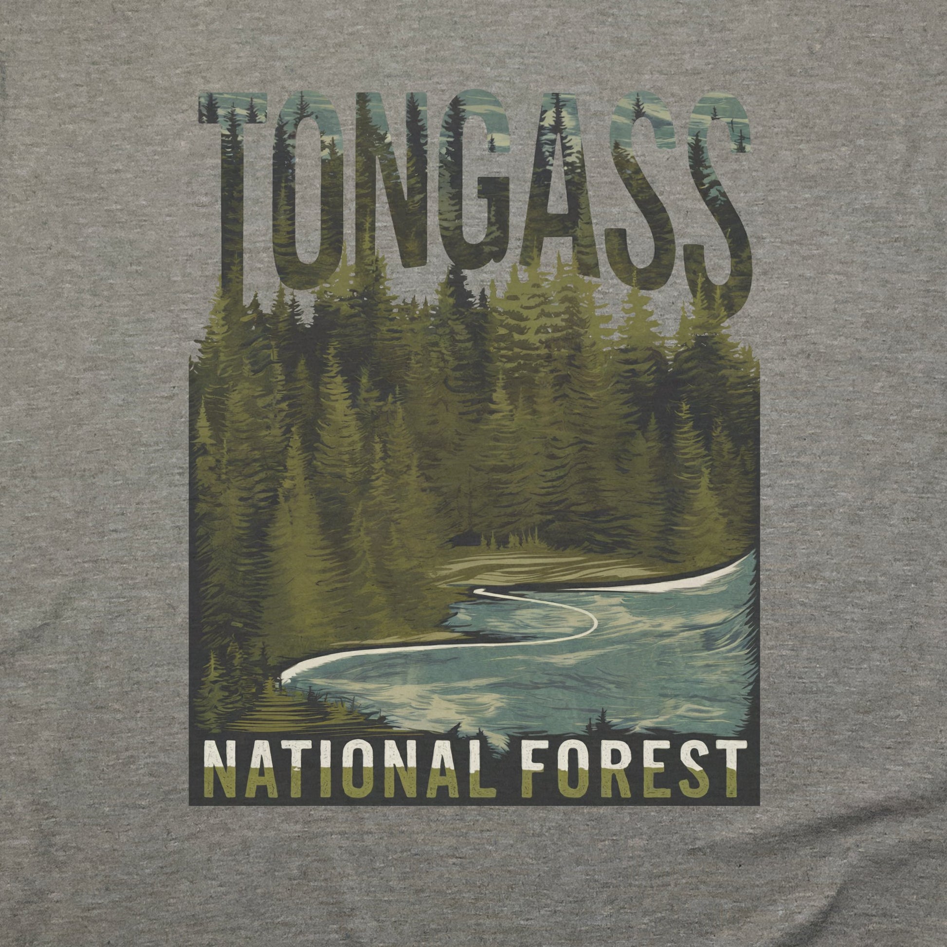 Tongass National Forest T-Shirt Adventure and Outdoors Themed T-Shirt