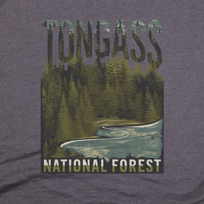 Tongass National Forest T-Shirt Adventure and Outdoors Themed T-Shirt