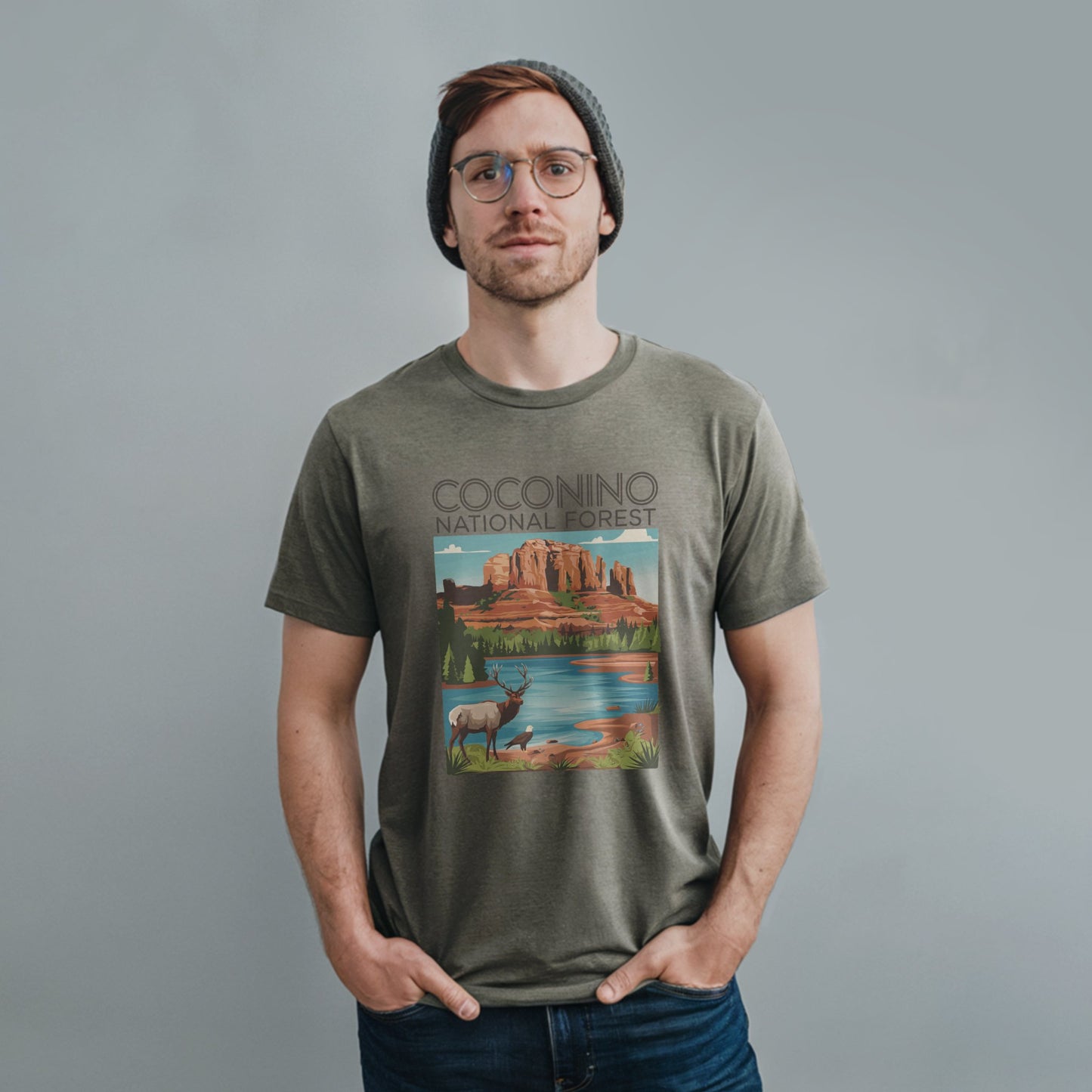 Coconino National Forest T-Shirt Adventure and Outdoors Themed T-Shirt