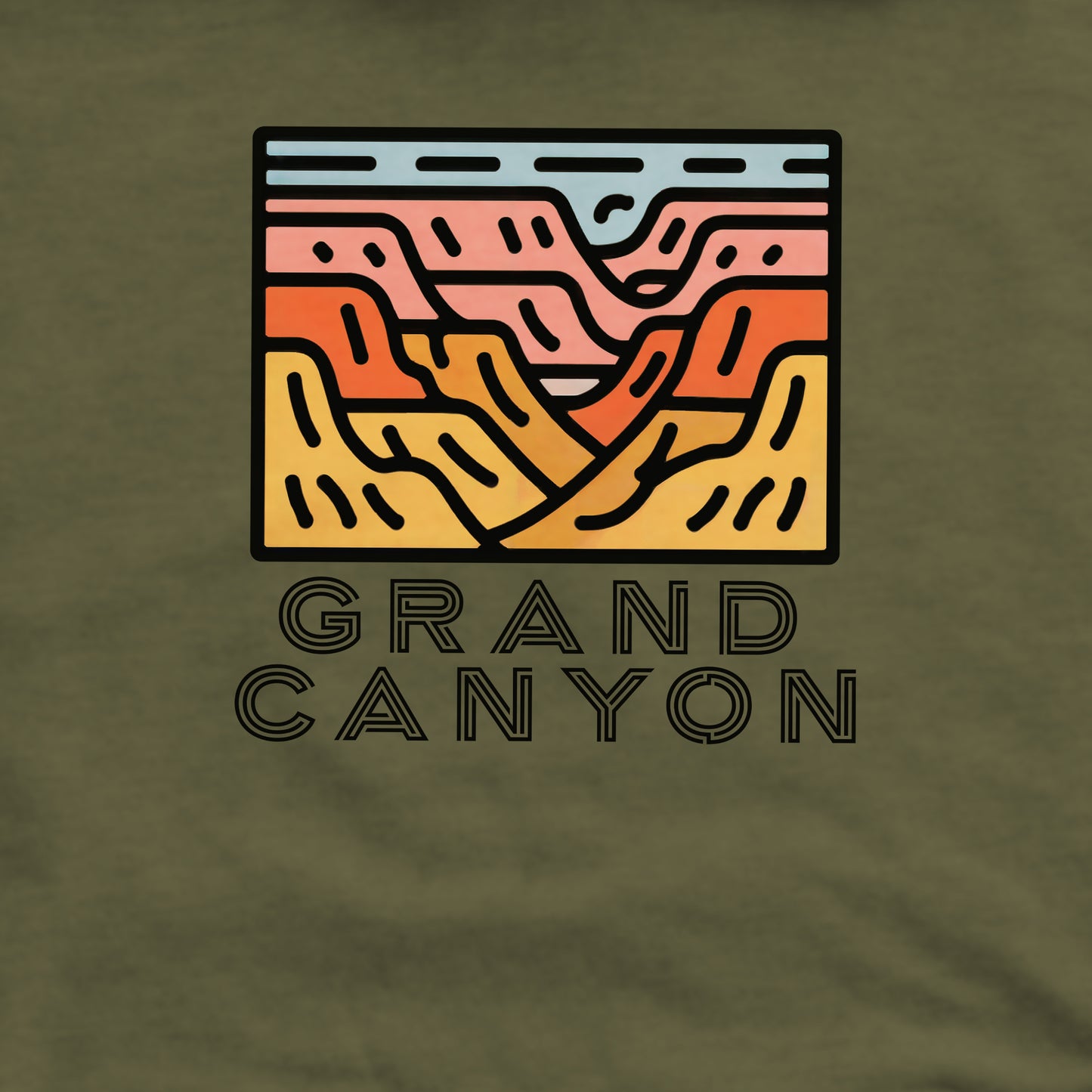 Grand Canyon National Park Crewneck Sweatshirt Adventure and Outdoors Themed Sweatshirt