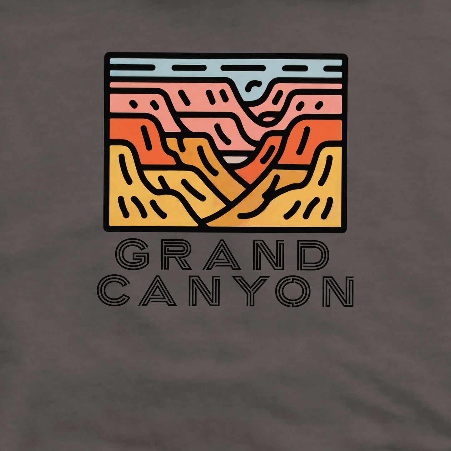 Grand Canyon National Park Crewneck Sweatshirt Adventure and Outdoors Themed Sweatshirt