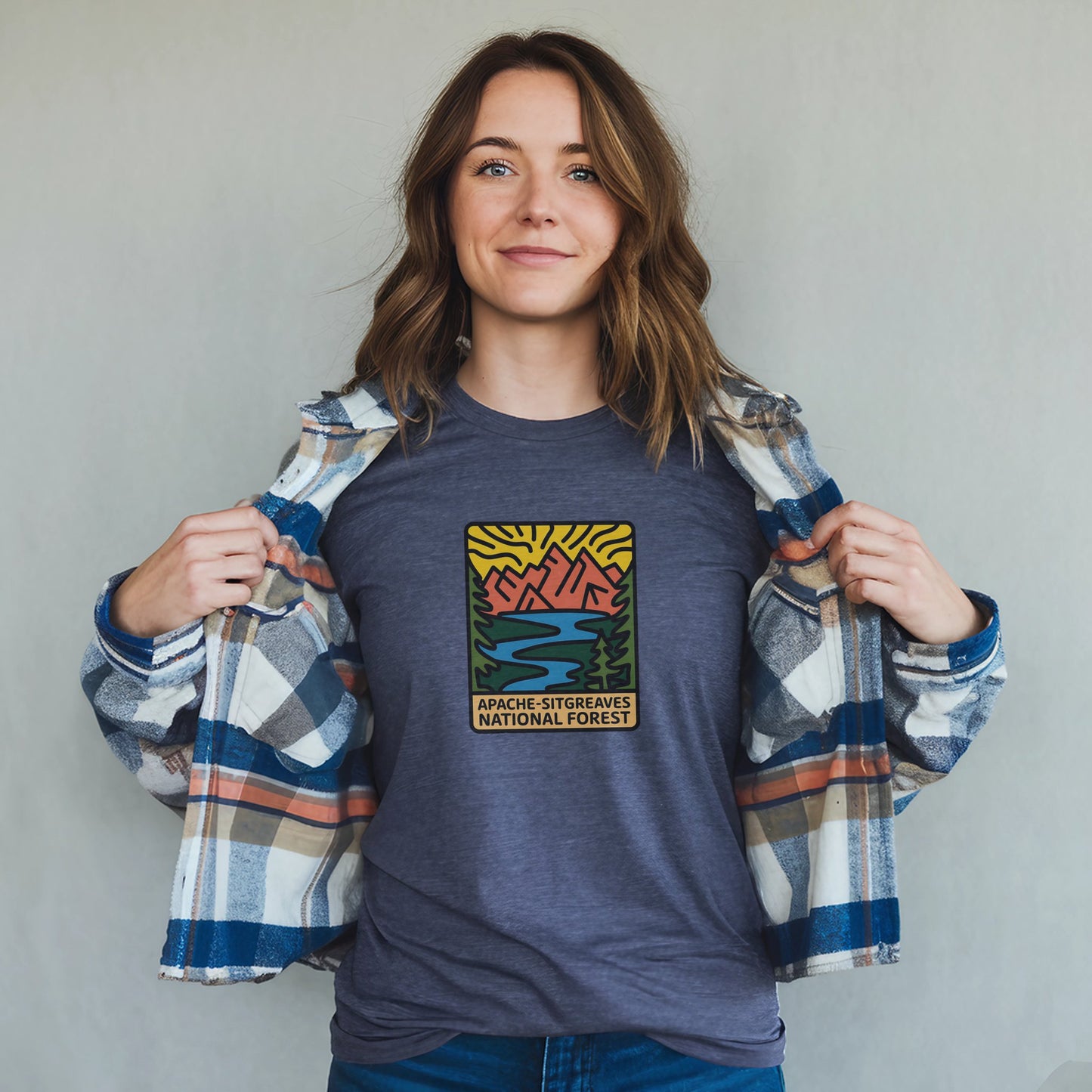 Apache Sitgreaves National Forest T-Shirt Adventure and Outdoors Themed T-Shirt