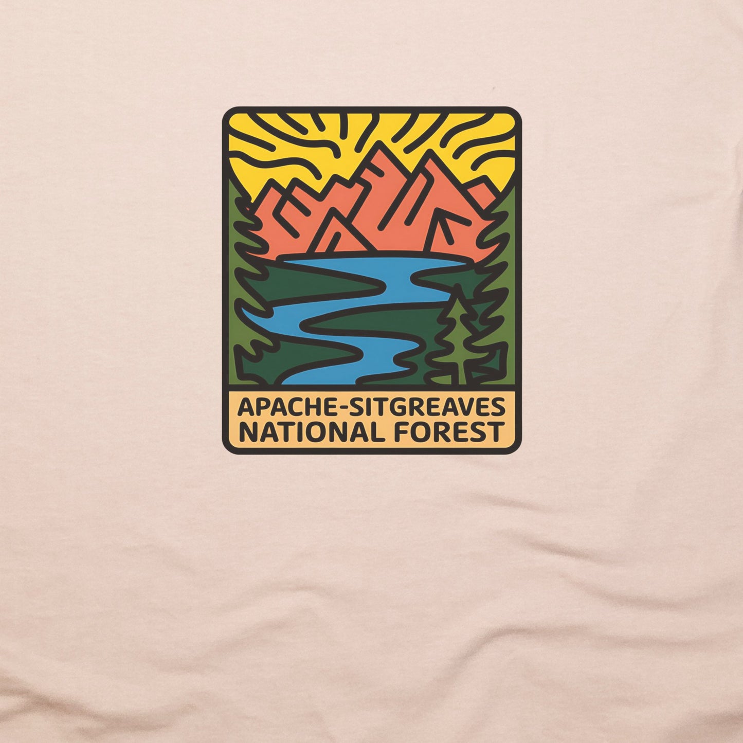 Apache Sitgreaves National Forest T-Shirt Adventure and Outdoors Themed T-Shirt