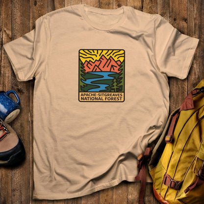 Apache Sitgreaves National Forest T-Shirt Sand Adventure and Outdoors Themed T-Shirt