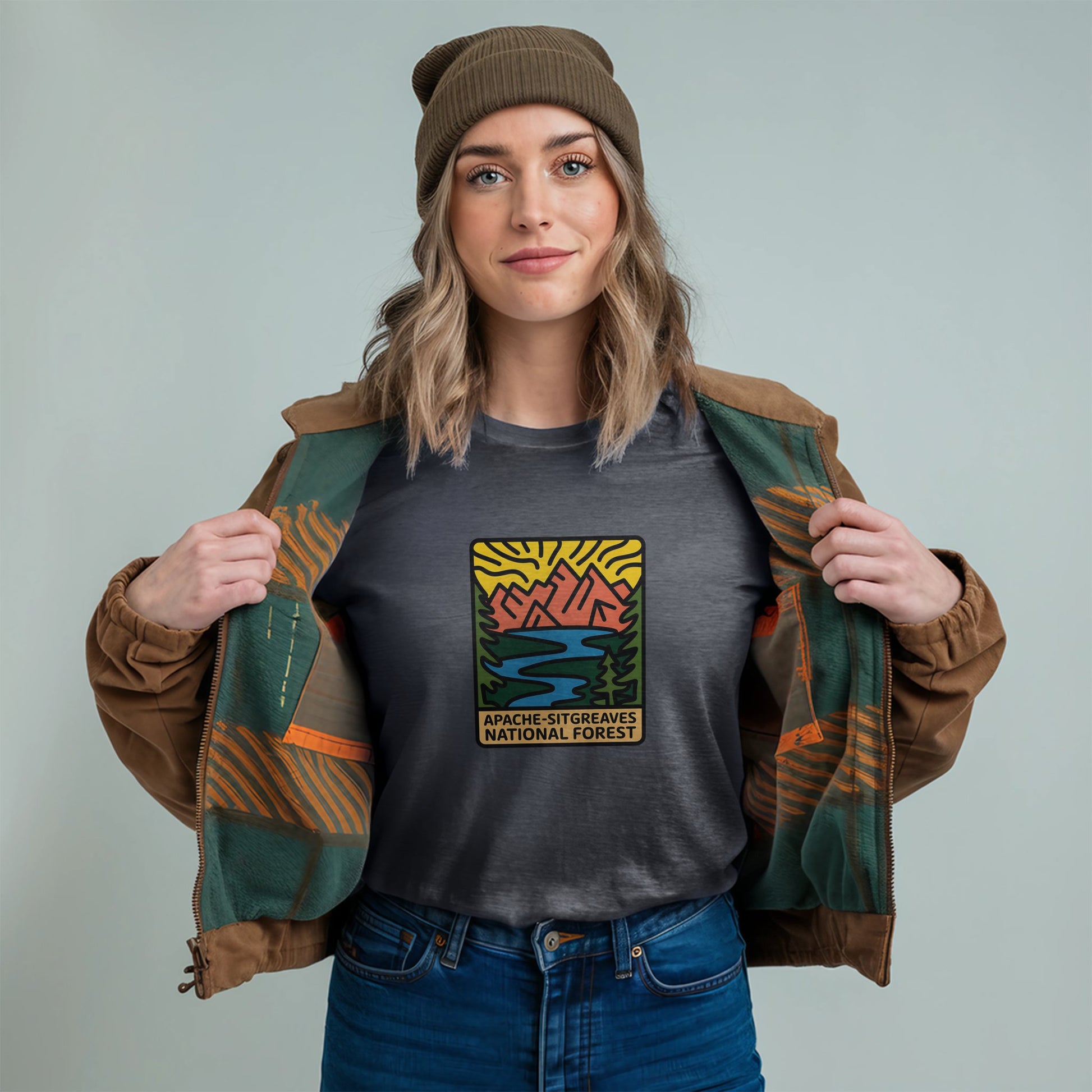Apache Sitgreaves National Forest T-Shirt Adventure and Outdoors Themed T-Shirt